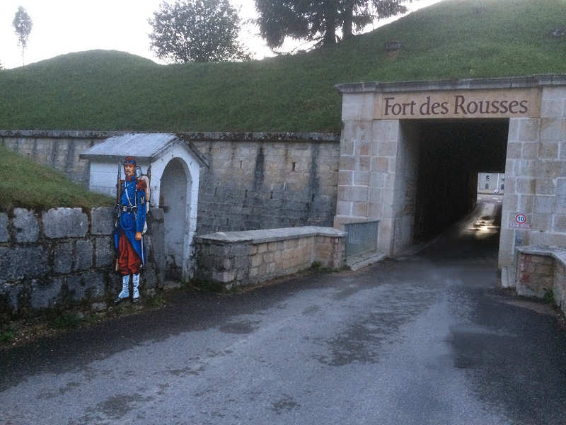 entrée du Fort des Rousses