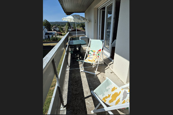 Le balcon dans l'après-midi