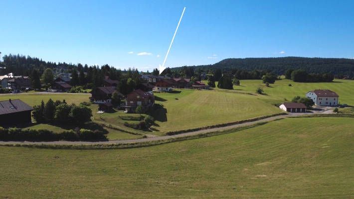 quartier du Roymont au bord du stade de ski de fond