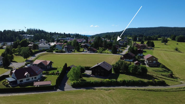 quartier du Roymont au bord du stade de ski de fond