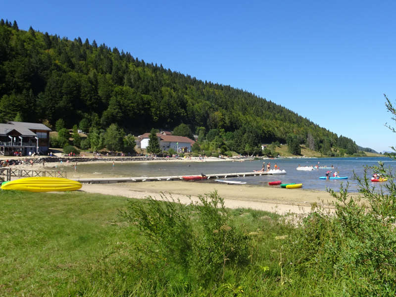 plage du lac des Rousses 